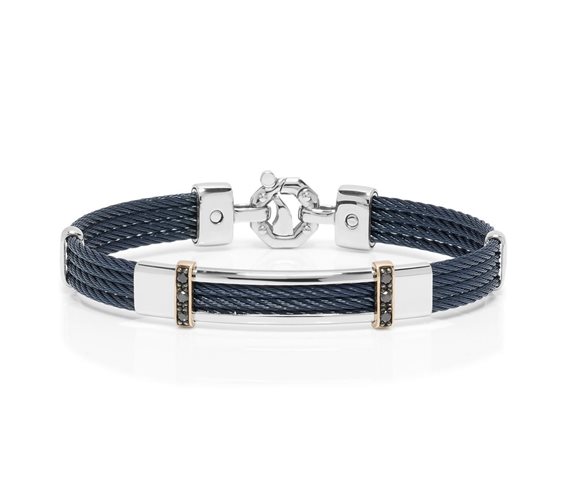 Bracciale Baraka Uomo in Acciaio Diamante BR332091RODN200020 - BR332091RODN200020